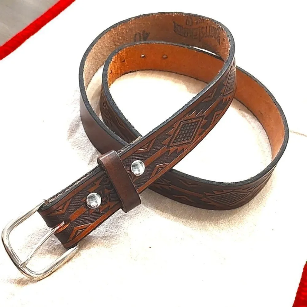 Britts Leather Co brown leather